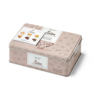 Loison Tin Gift Sets Canestrello, Maraneo, Zaletto, Bacetto, Cacao, Caffè Butter Biscuits