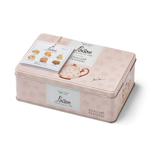 Loison Tin Gift Sets Lemon, Apricot, Pear, Chamomile, Cherry Cinnamon, Licorice Butter Biscuits